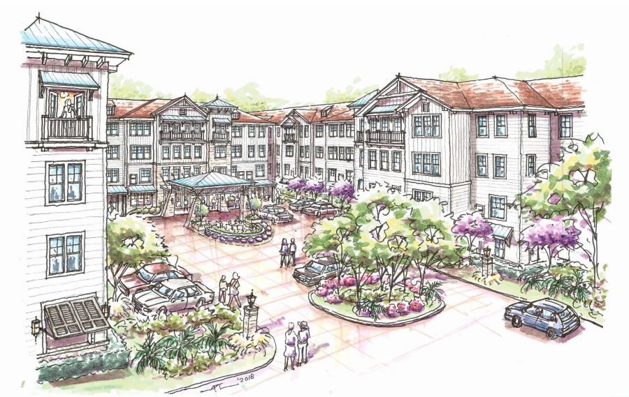 Bees Ferry Senior Living rendering